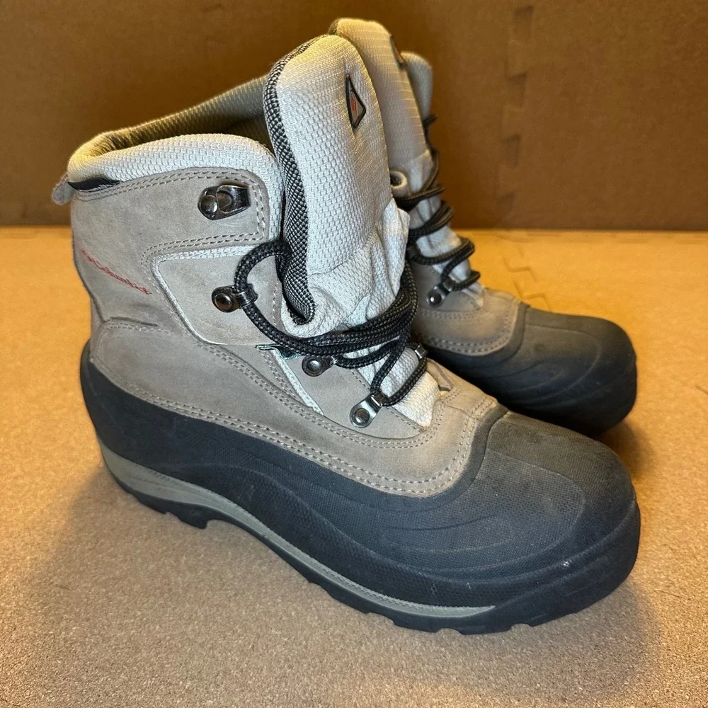 Columbia Cascadian Summit Boots Womens 9.5 Gray BL1168-925 Hiking Winter Snow